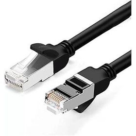 Ugreen Cat 6 Siyah 1 m Saf Bakır Metal Konnektör Ethernet Kablosu