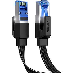 Ugreen CAT8 RJ45 40 gbps 2000 mhz 2 m Düz Örgülü Ethernet Kablosu