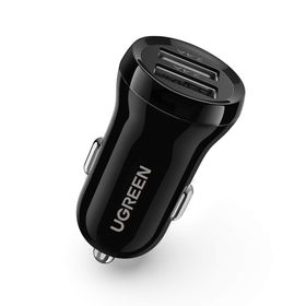 Ugreen Çift Portlu 24W Araç Çakmaklık Hızlı Şarj Cihazı