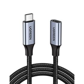 Ugreen Gen2 100 W Thunderbolt 3 Type-C to Type-C 50 cm Örgülü Uzatma Kablosu