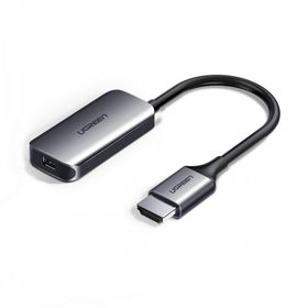 Ugreen Gri HDMI To Mini DP 4K Ses ve Görüntü Aktarım Adaptör