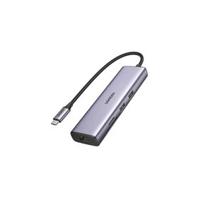 Ugreen HDMI 1000Mbps Gigabit Ethernet Kart Okuyucu USB Çoklayıcı Hub Adaptör