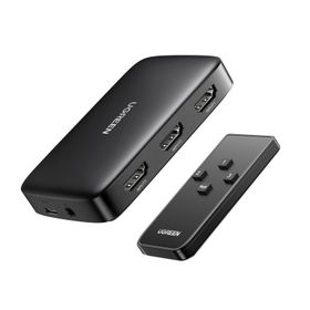 Ugreen HDMI Anahtarı 4K 3'ü 1 Arada HDMI Ayırıcı UHD Otomatik HDMI Değiştirici Uzaktan Kumanda TV Çubuğu