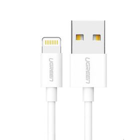 Ugreen MFI Beyaz 100 cm Lightning iPhone Şarj Kablosu