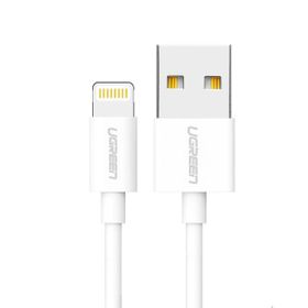 Ugreen MFI Beyaz 100 cm Lightning iPhone Şarj Kablosu