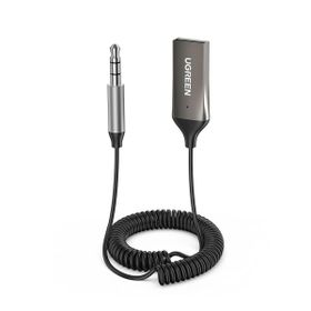 Ugreen Mikrofonlu 3.5 mm Aux Bluetooth 5.0 Alıcı Adaptör Araç Kiti