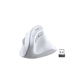 Ugreen MU008 45759 Dikey Ergonomik Beyaz Şarjlı Sessiz Kablosuz Mouse