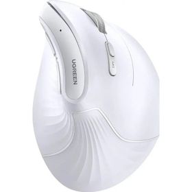 Ugreen MU008 45759 Dikey Ergonomik Beyaz Şarjlı Sessiz Kablosuz Mouse