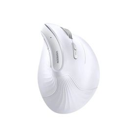 Ugreen MU008 45759 Dikey Ergonomik Beyaz Şarjlı Sessiz Kablosuz Mouse