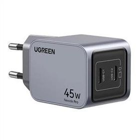 Ugreen Nexode Pro 45W Gan QC PD 2xUSB-C Uzay Grisi Type-C Hızlı Şarj Cihazı