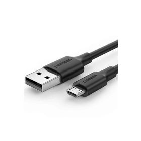 Ugreen Örgülü 1.5 Metre Beyaz Micro-USB & USB-A Data ve Şarj Kablosu