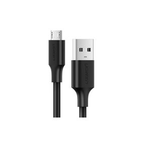 Ugreen Örgülü 1.5 Metre Beyaz Micro-USB & USB-A Data ve Şarj Kablosu
