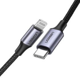 Ugreen Örgülü Type-c Lightning İphone Hızlı Şarj Kablosu