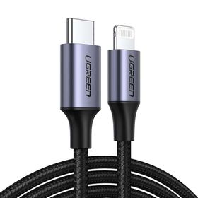 Ugreen Örgülü Type-c Lightning İphone Hızlı Şarj Kablosu