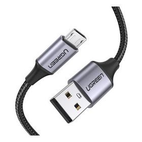 Ugreen Siyah 1.5 m Premium Micro USB Şarj ve Data Kablosu