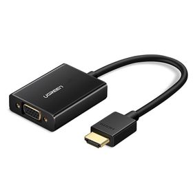 Ugreen Siyah Hdmı To Vga Aux Dönüştürücü