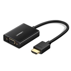 Ugreen Siyah Hdmı To Vga Aux Dönüştürücü