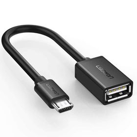 Ugreen Siyah Micro USB OTG Dönüştürücü Kablo