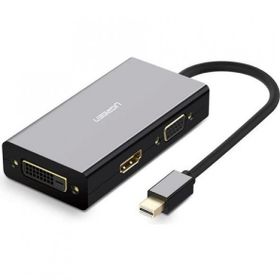 Ugreen Siyah Mini Display Port To Hdmı Vga Dvı Dönüştürücü Adaptör