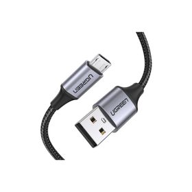 Ugreen Siyah Örgülü Type-c 1 Metre Şarj ve Data Kablosu