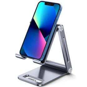 Ugreen Telefon Tutacağı Masa Alüminyum Taşınabilir Katlanabilir Montaj Görüntülü Görüşme Çekimi iPhone 12 İle Uyumlu 11 Pro Max XS SE Galaxy S21 Ultra S20 FE S10 A21s A51 Cep Telefonu Standı