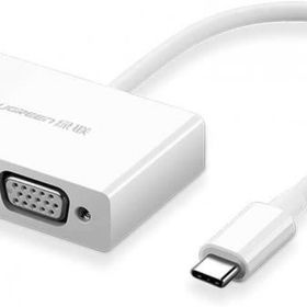 Ugreen Type-C HDMI VGA Beyaz Adaptör