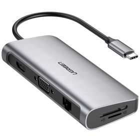 Ugreen Type-C HDMI VGA Ethernet USB Çoklayıcı Adaptör