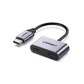 Ugreen Type-C To 2 Type-C Kulaklık ve Şarj Dönüştürücü
