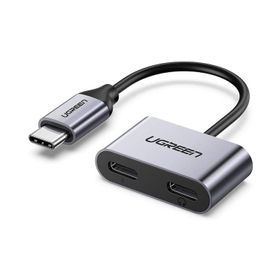 Ugreen Type-C To 2 Type-C Kulaklık ve Şarj Dönüştürücü
