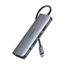 Ugreen Type-c To Usb 3.0 Hdmı Vga Rj45 Tf Sd 3.5mm Aux Pd Dönüştürücü Adaptör