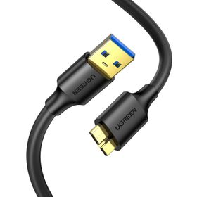 Ugreen USB 3.0 A-Micro USB 3.0 1 m Veri Kablosu Sabit Disk Kablosu