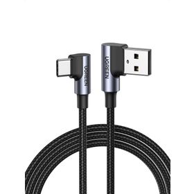 Ugreen USB to Type-C 2 m 90 Derece Şarj ve Data Kablosu