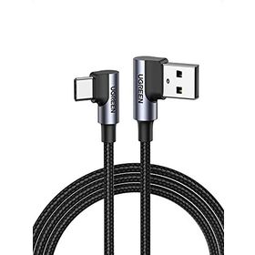 Ugreen USB to Type-C 2 m 90 Derece Şarj ve Data Kablosu