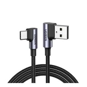 Ugreen USB to Type-C 2 m 90 Derece Şarj ve Data Kablosu