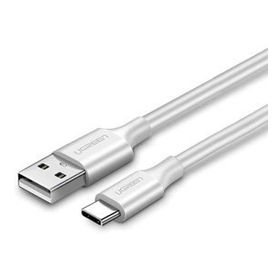 Ugreen USB Type-C Beyaz 2 mt Şarj ve Data Kablosu