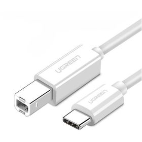 Ugreen USB Type-C To USB 1 mt Beyaz B Yazıcı Kablosu