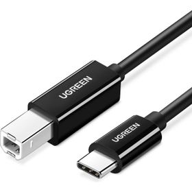 Ugreen USB Type-C To USB 2 mt Siyah B Yazıcı Kablosu