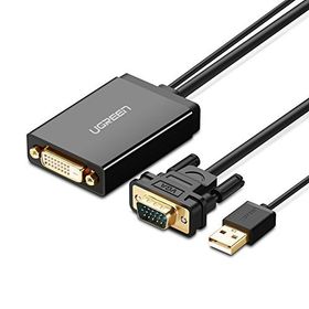 Ugreen VGA USB to DVI-D 24+1 Dişi Görüntü Aktarma Kablosu