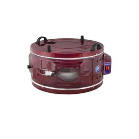 Uğur 002 Lüx Davul Fırın Bordo Tek Tepsili 45 cm Yuvarlak Fırın