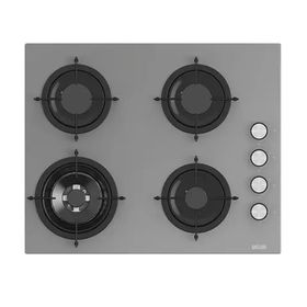 Uğur UAO 6041W3 GCY RSR1 62 cm Gri Cam Ankastre Ocak