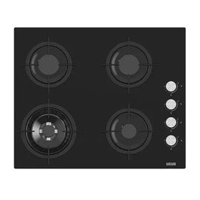 Uğur UAO 6041W3 SCY RSR1 62 cm Siyah Cam Ankastre Ocak