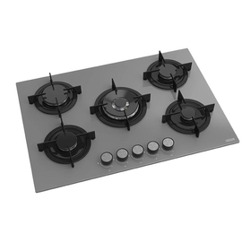 Uğur UAO 7551W4 GCO RSR1 74 cm Gri Cam Ankastre Ocak