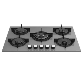 Uğur UAO 7551W4 GCO RSR1 74 cm Gri Cam Ankastre Ocak