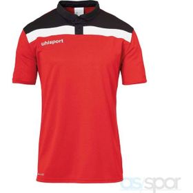 Uhlsport 1002213 Kırmızı Siyah Erkek T-shirt