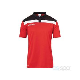 Uhlsport 1002213 Kırmızı Siyah Erkek T-shirt