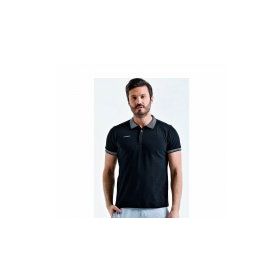 Uhlsport 3201131-20.002 Siyah Polo Yaka Pamuk Slınce M Erkek T-Shirt