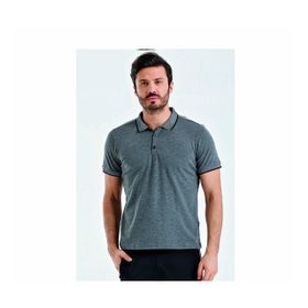 Uhlsport 3201131-22.524 Antrasit Melanj Polo Yaka Pamuk Slınce M Erkek T-Shirt