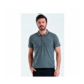 Uhlsport 3201131-22.524 Antrasit Melanj Polo Yaka Pamuk Slınce M Erkek T-Shirt