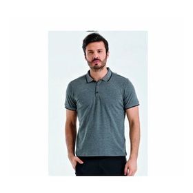 Uhlsport 3201131-22.524 Antrasit Melanj Polo Yaka Pamuk Slınce M Erkek T-Shirt