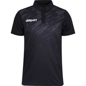 Uhlsport Siyah Brush Polo T-shirt